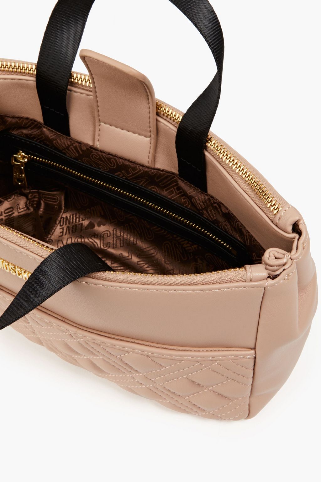LOVE MOSCHINO Quilted faux leather tote