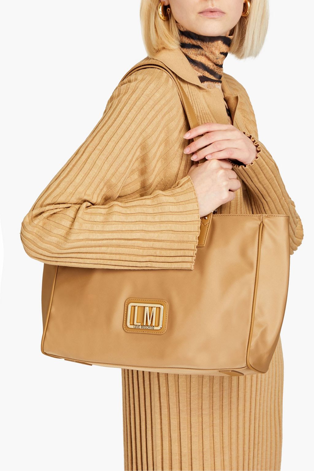 LOVE MOSCHINO Embellished shell tote