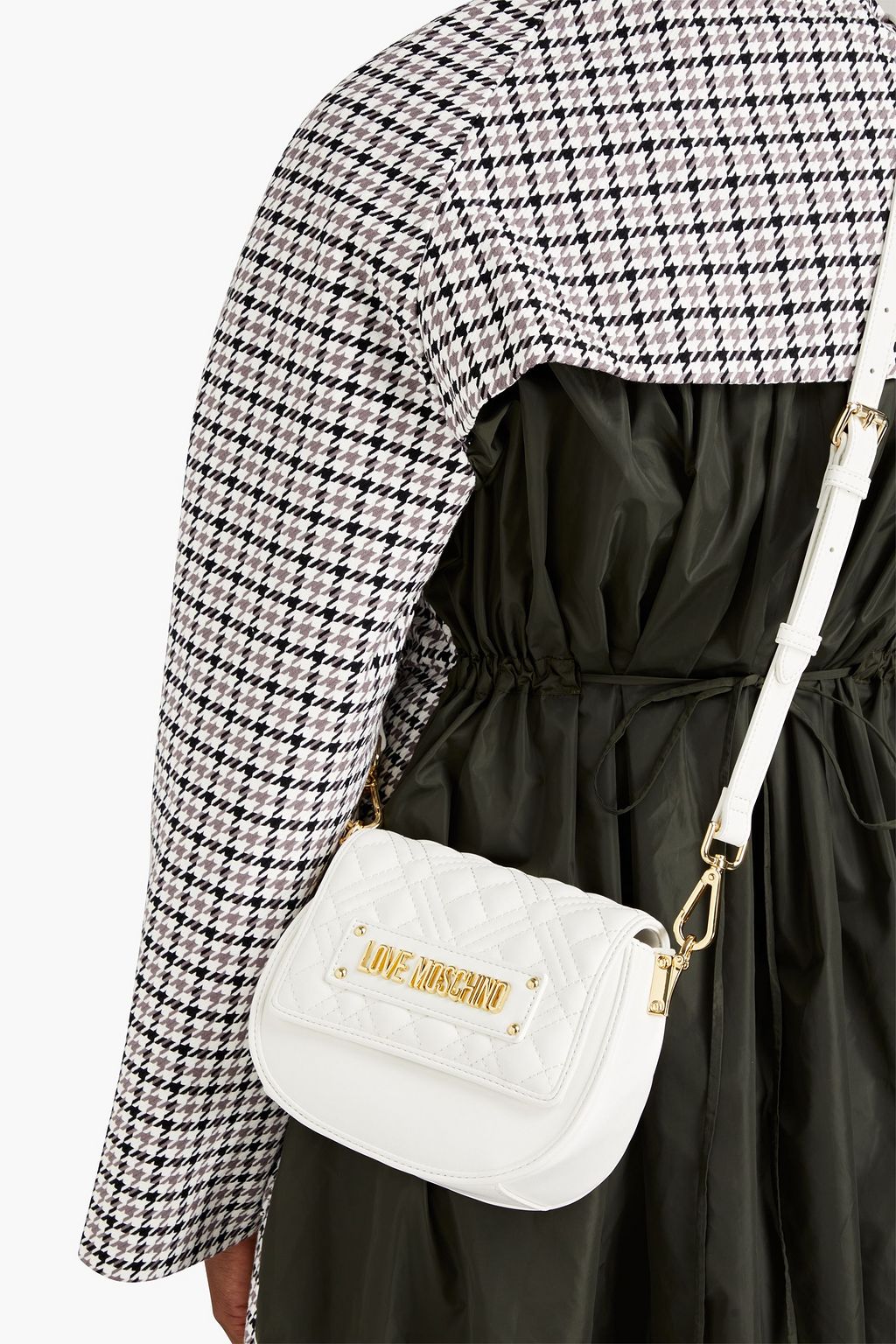 LOVE MOSCHINO Quilted faux leather shoulder bag