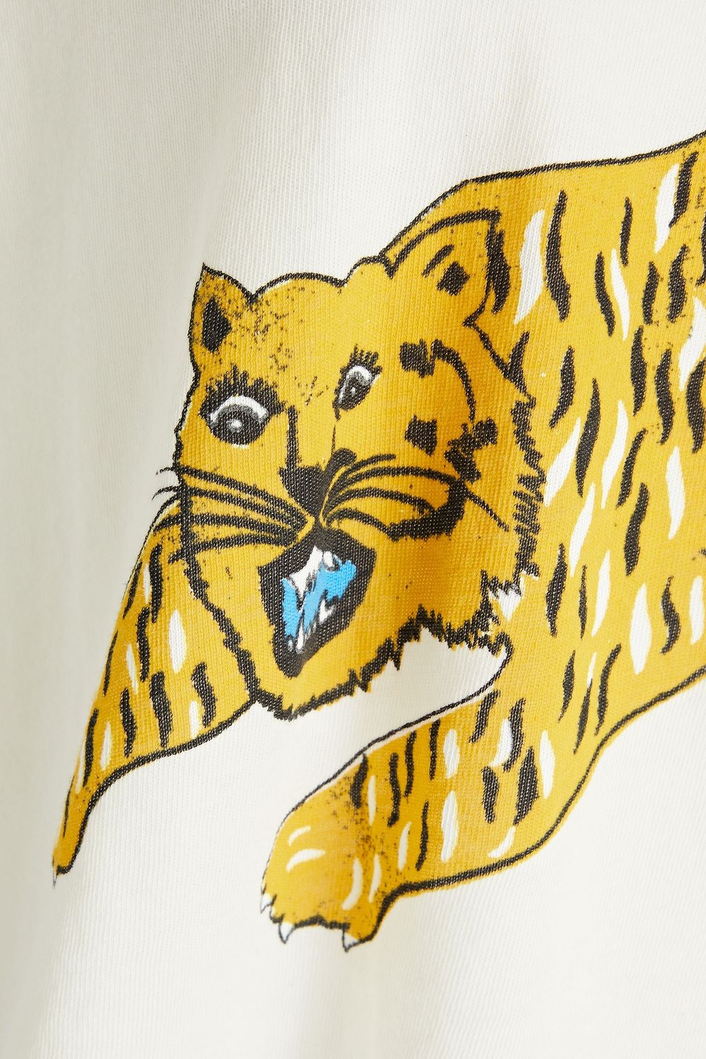 RAQUEL ALLEGRA Cropped printed cottonjersey Tshirt THE