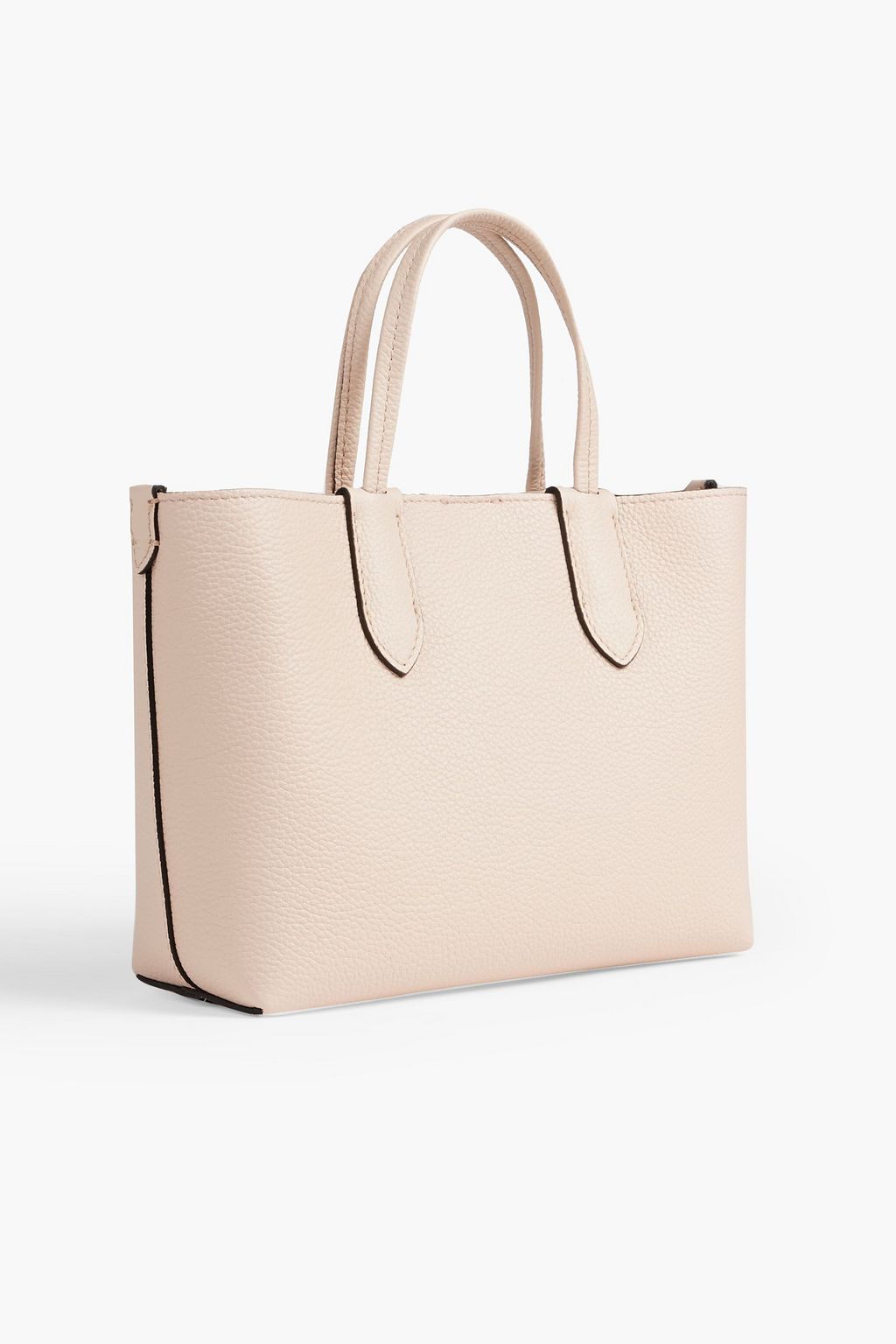 MCQUEEN Pebbled-leather tote