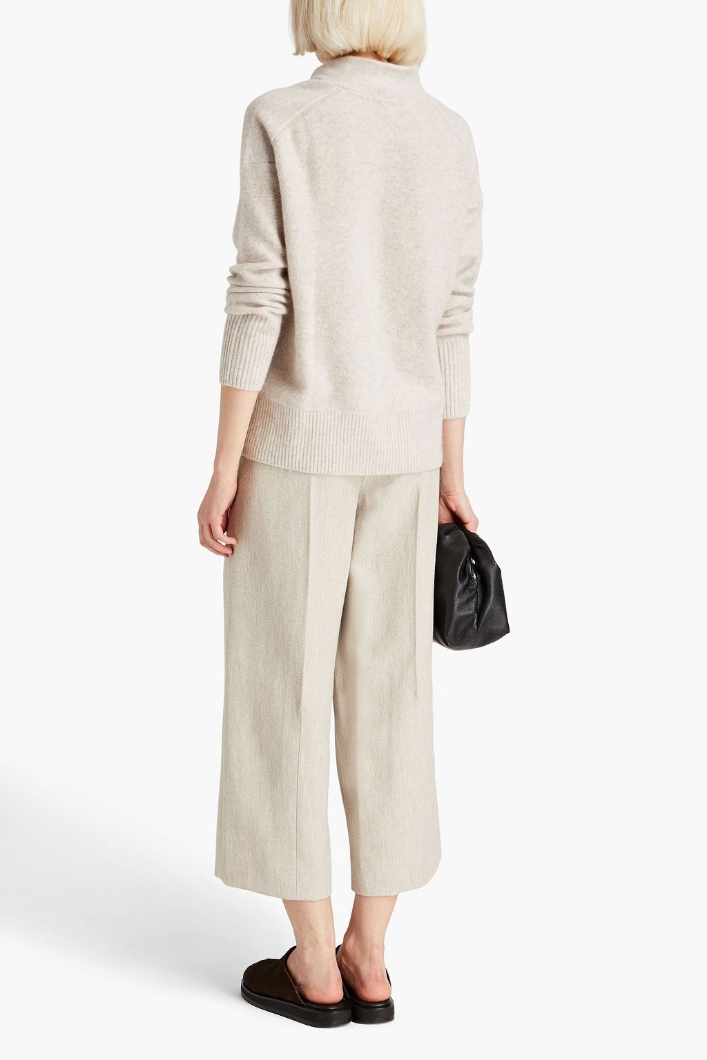 VINCE. Silk-satin wide-leg pants
