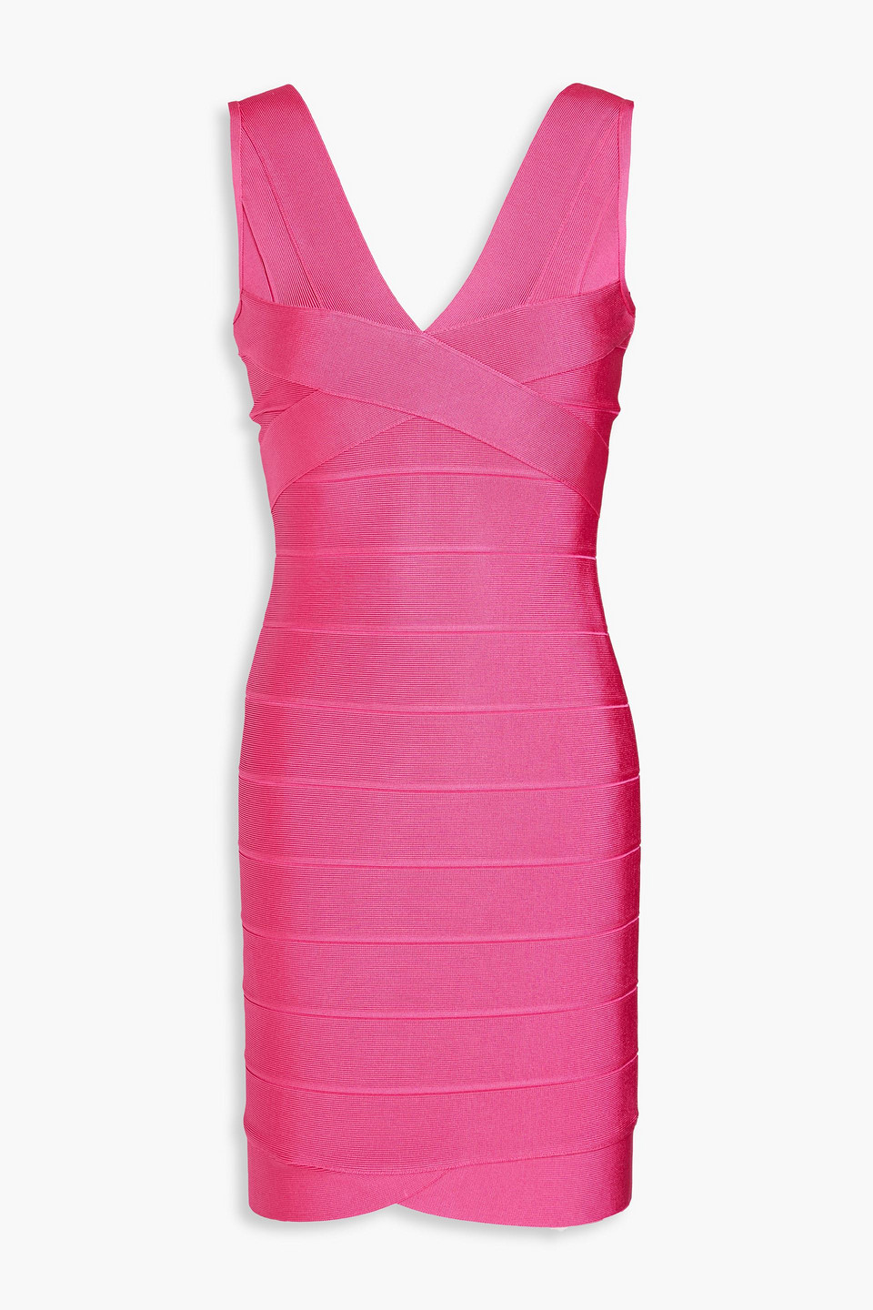 Herve Leger Bandage Mini Dress In Pink