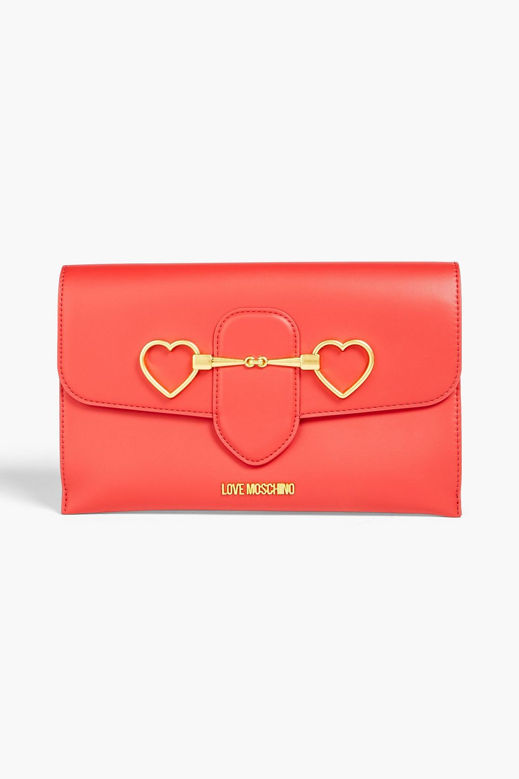 LOVE MOSCHINO Embellished faux leather shoulder bag