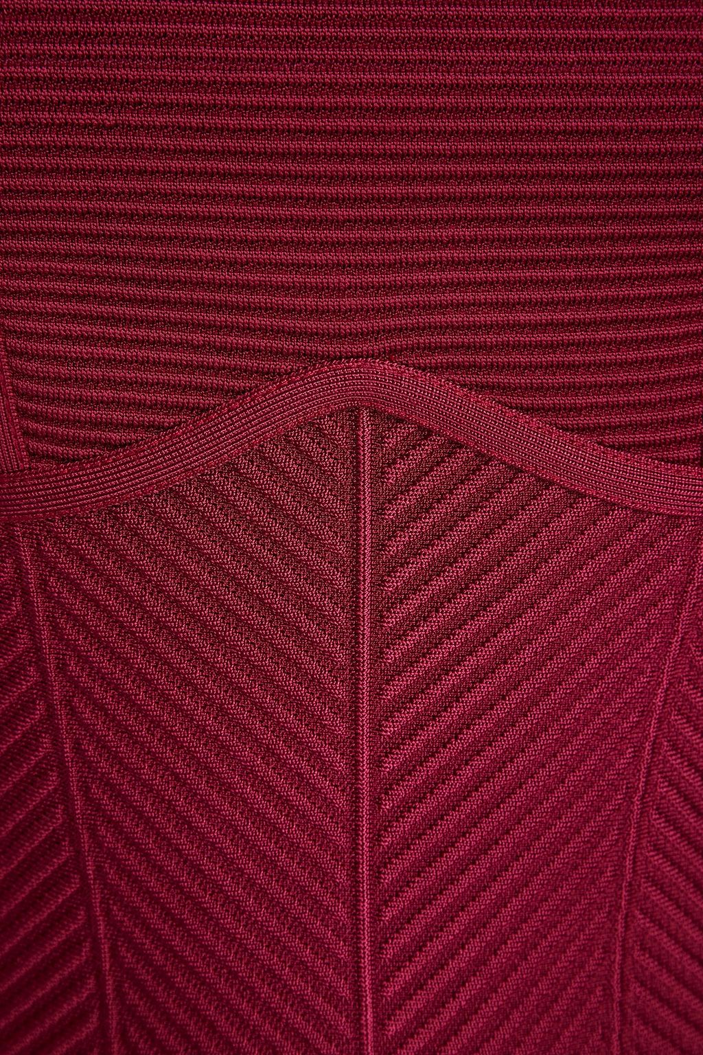 HERVÉ LÉGER Ribbed bandage mini dress