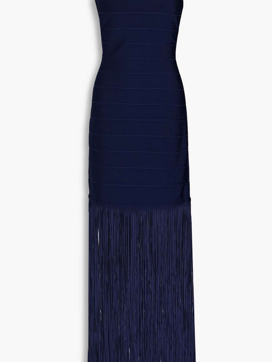 fringed bandage gown
