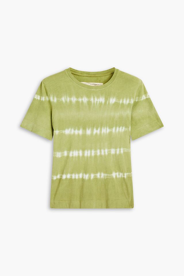 Tie-dyed cotton-jersey T-shirt