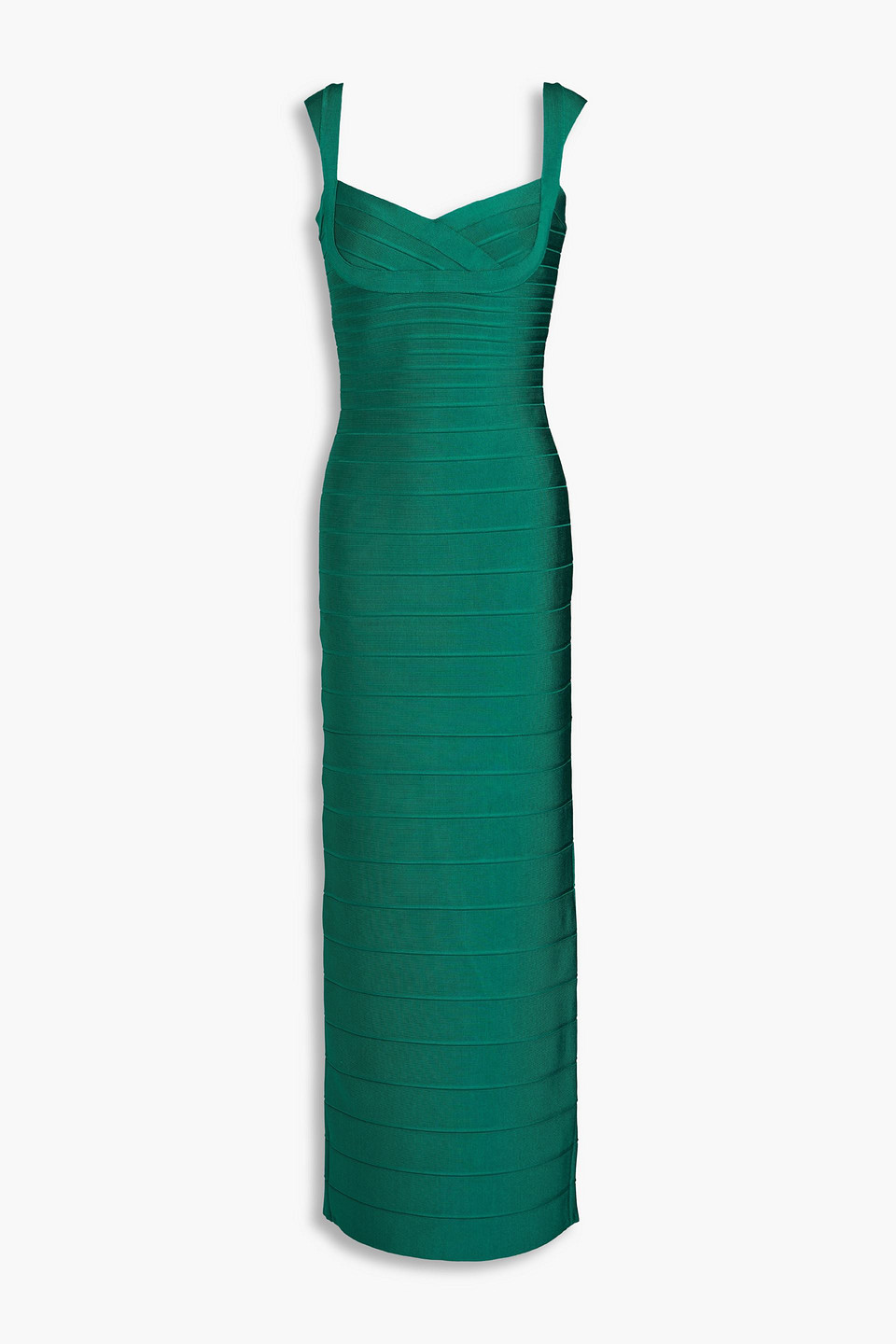 Herve Leger Bandage Gown In Alpine Green