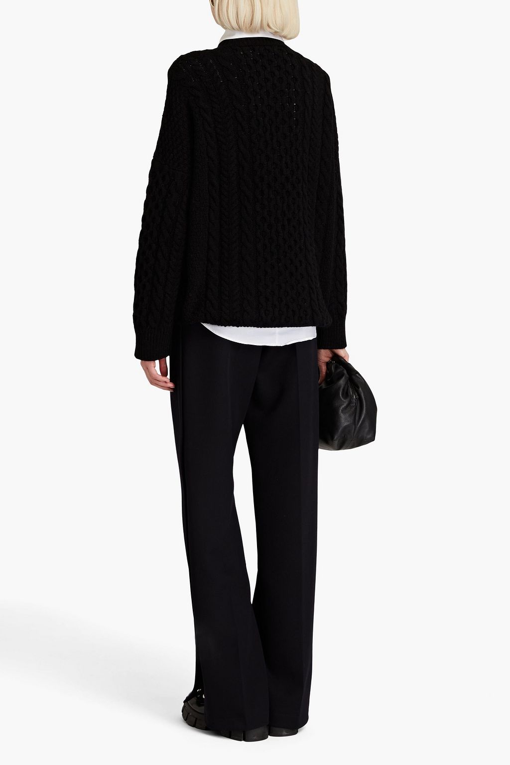 &DAUGHTER Ina cable-knit wool sweater | THE OUTNET