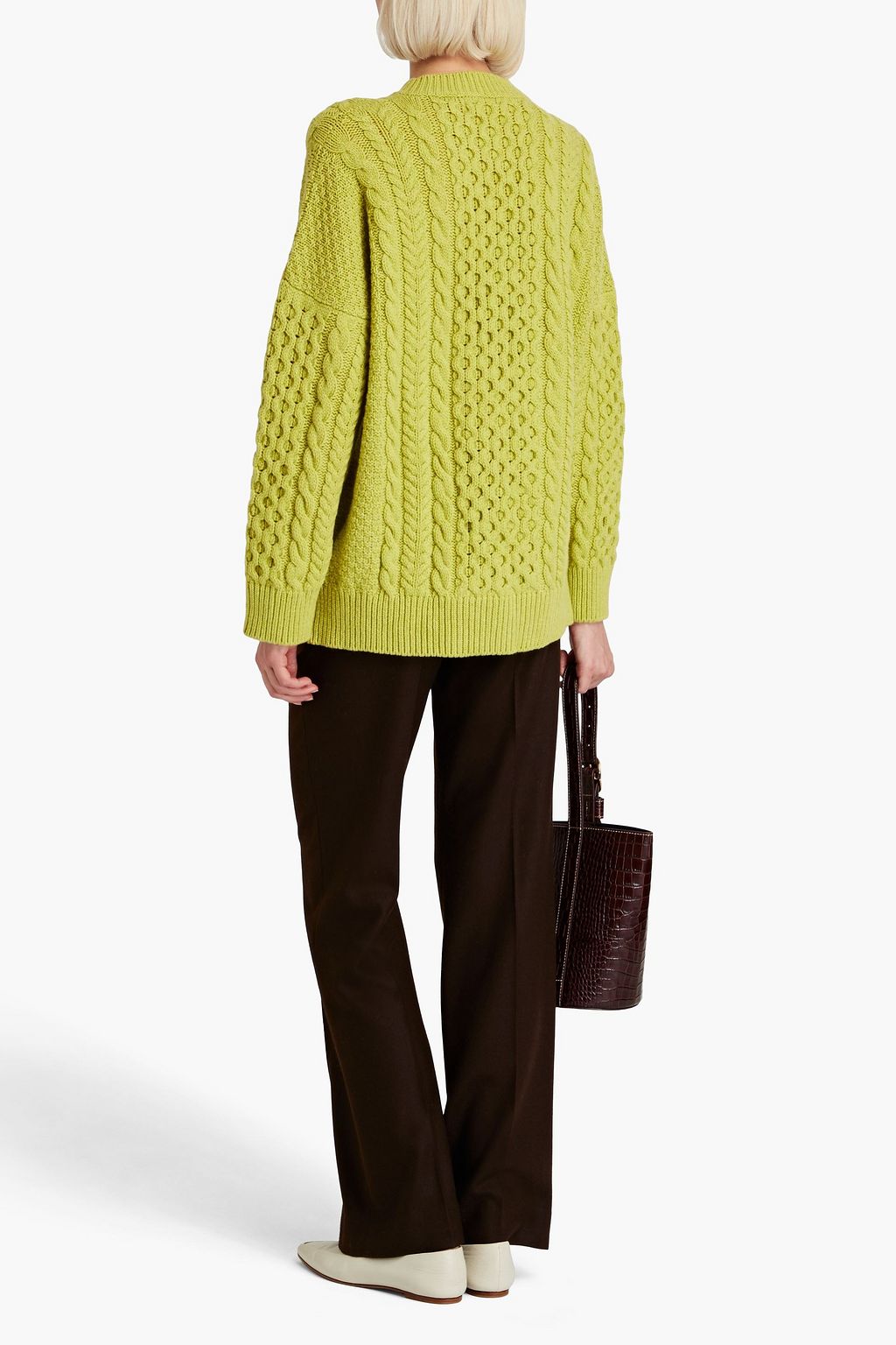 &DAUGHTER Ina cable-knit wool sweater