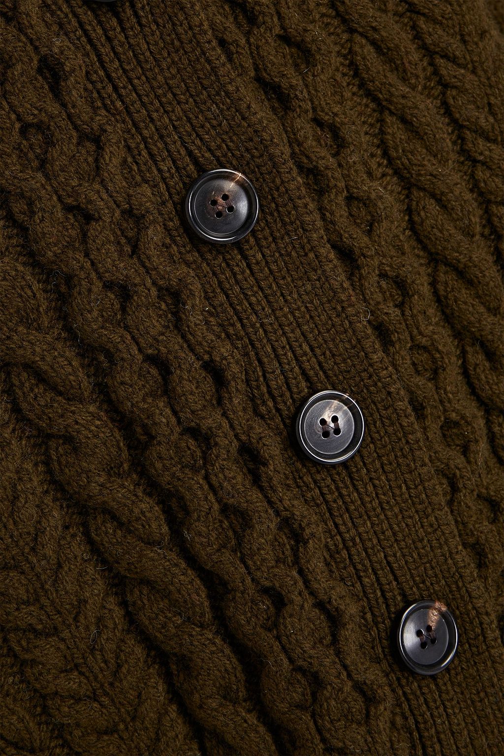 &DAUGHTER Lena cable-knit wool cardigan