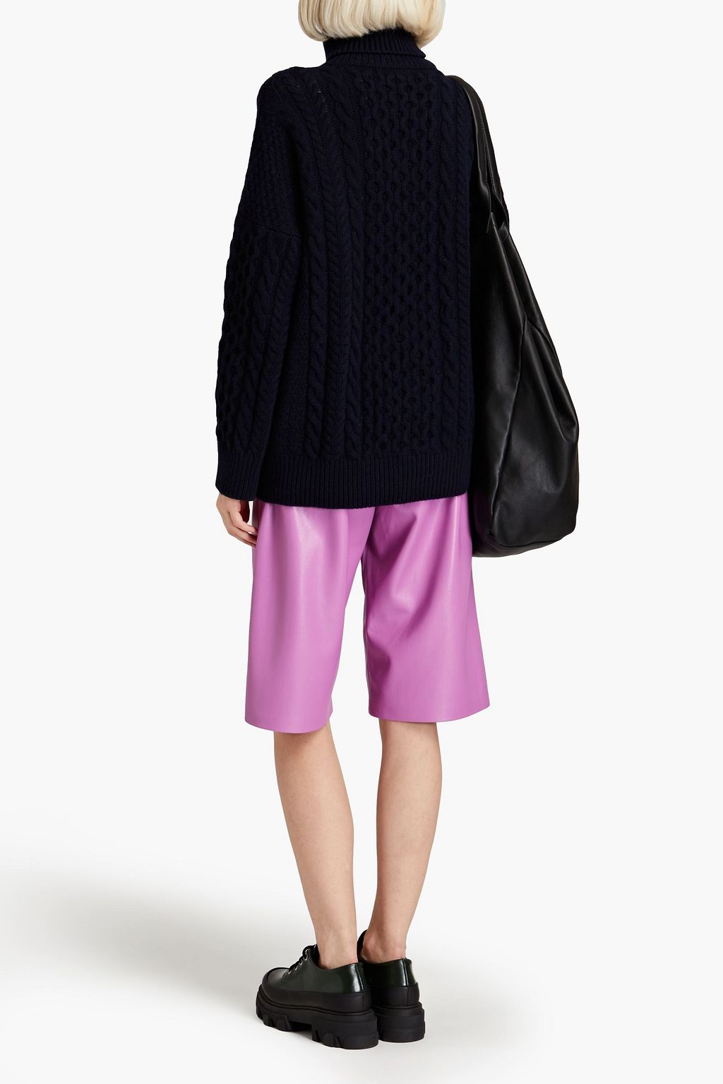 &DAUGHTER Annis cable-knit wool turtleneck sweater