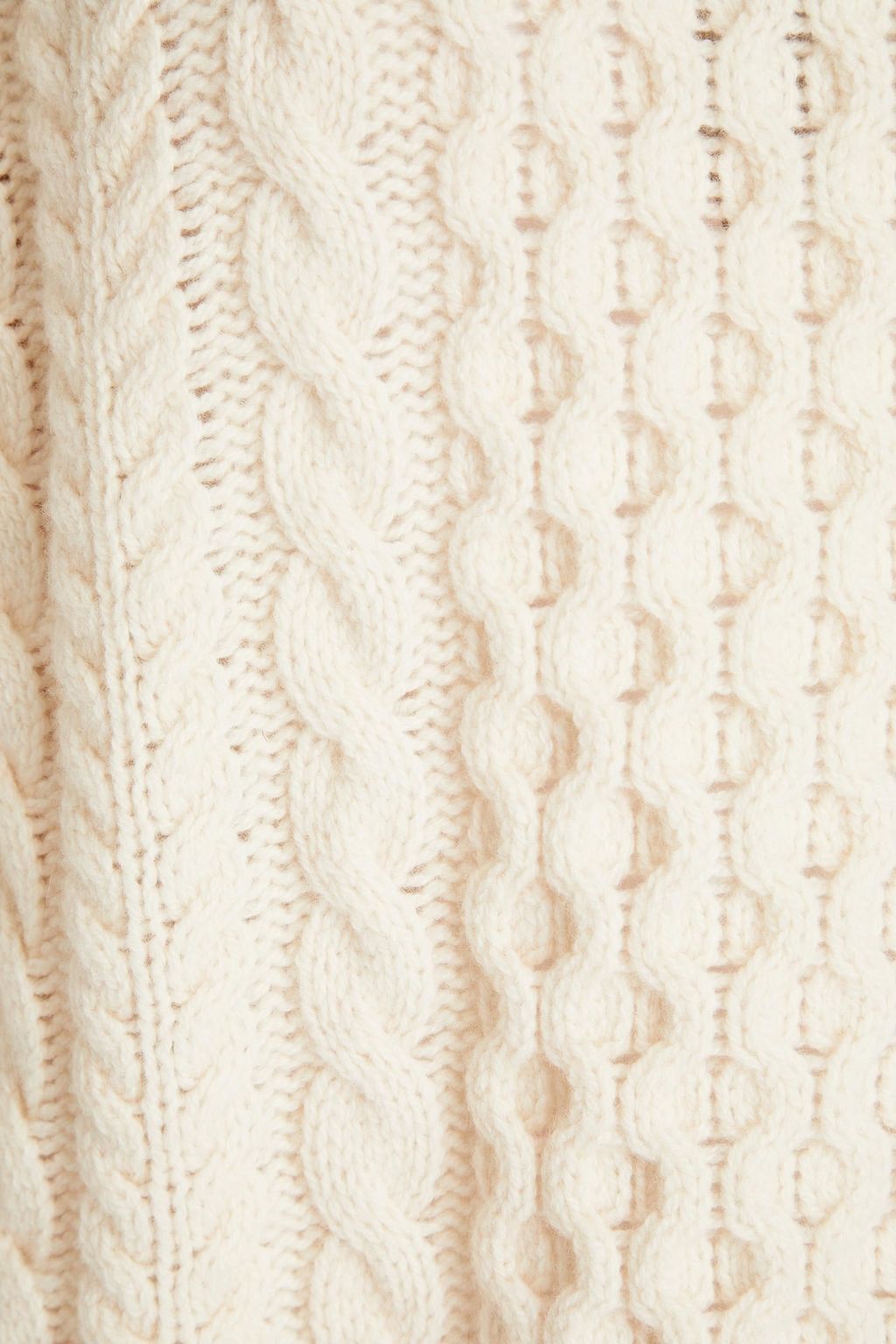 &DAUGHTER Annis cable-knit wool turtleneck sweater