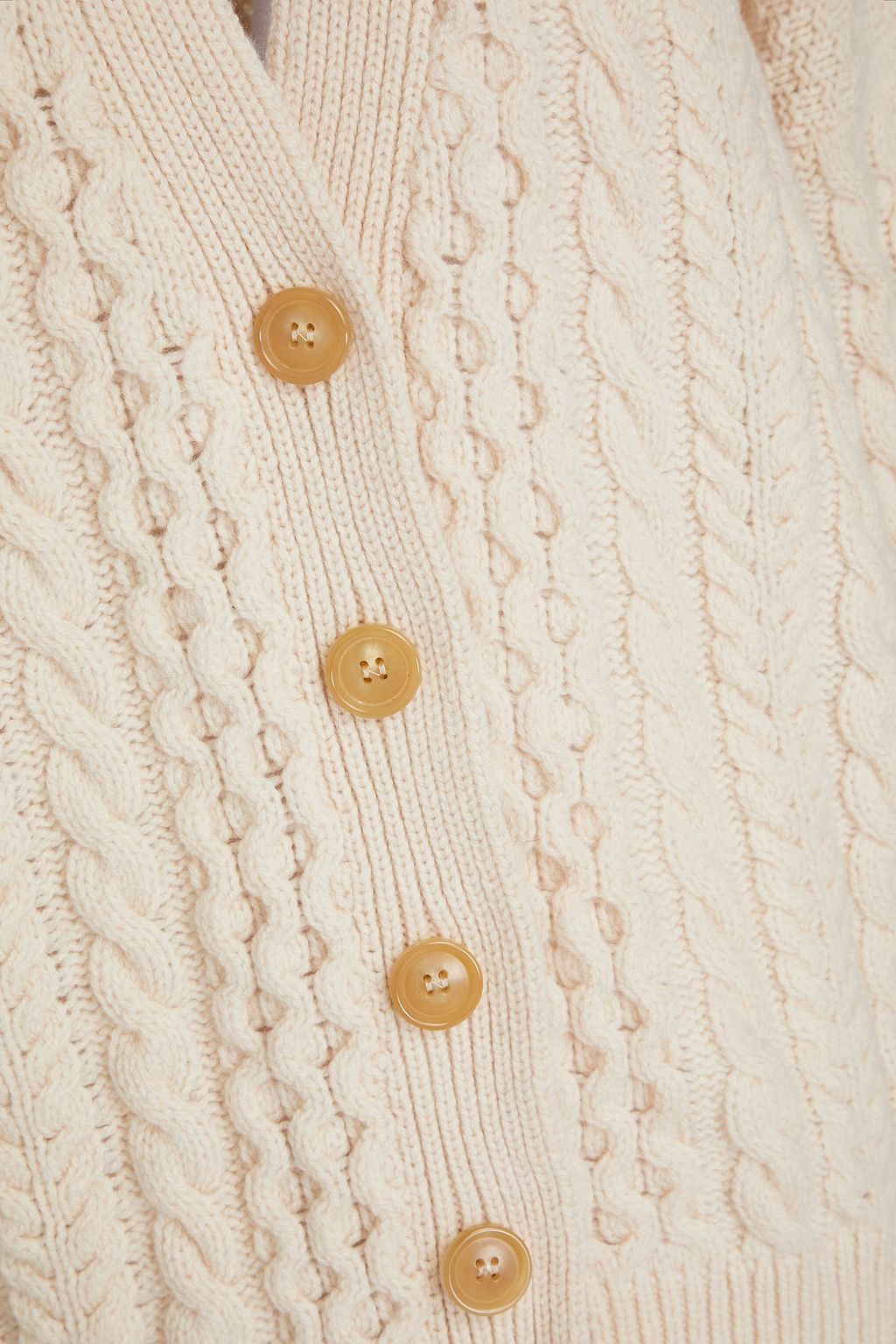 &DAUGHTER Lena cable-knit wool cardigan