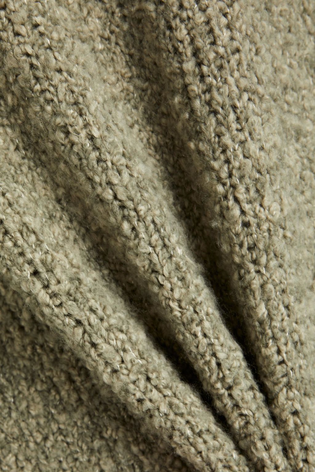 VINCE. Bouclé-knit merino wool, silk and cashmere-blend sweater