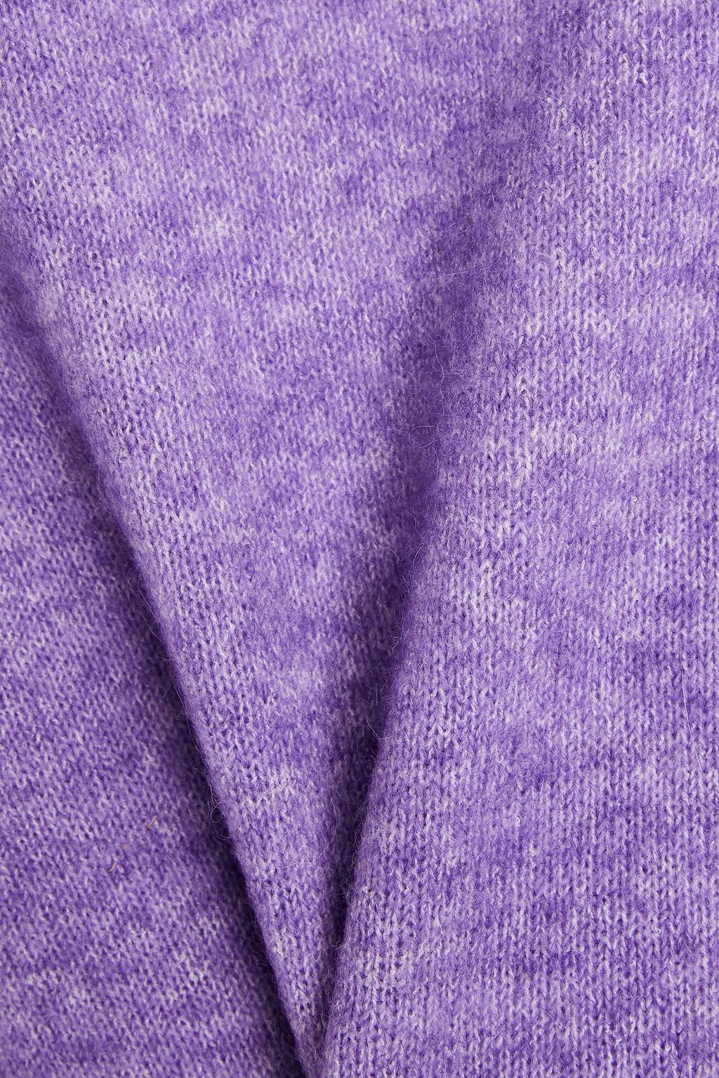 BAUM UND PFERDGARTEN Cropped ribbed-knit cardigan