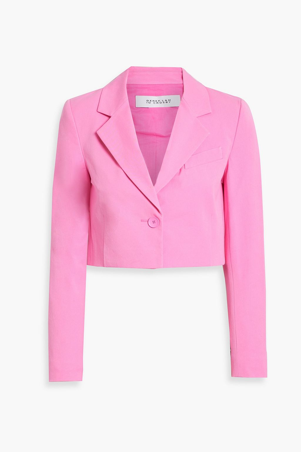 DEREK LAM 10 CROSBY Courtney cropped cotton-blend blazer | THE OUTNET