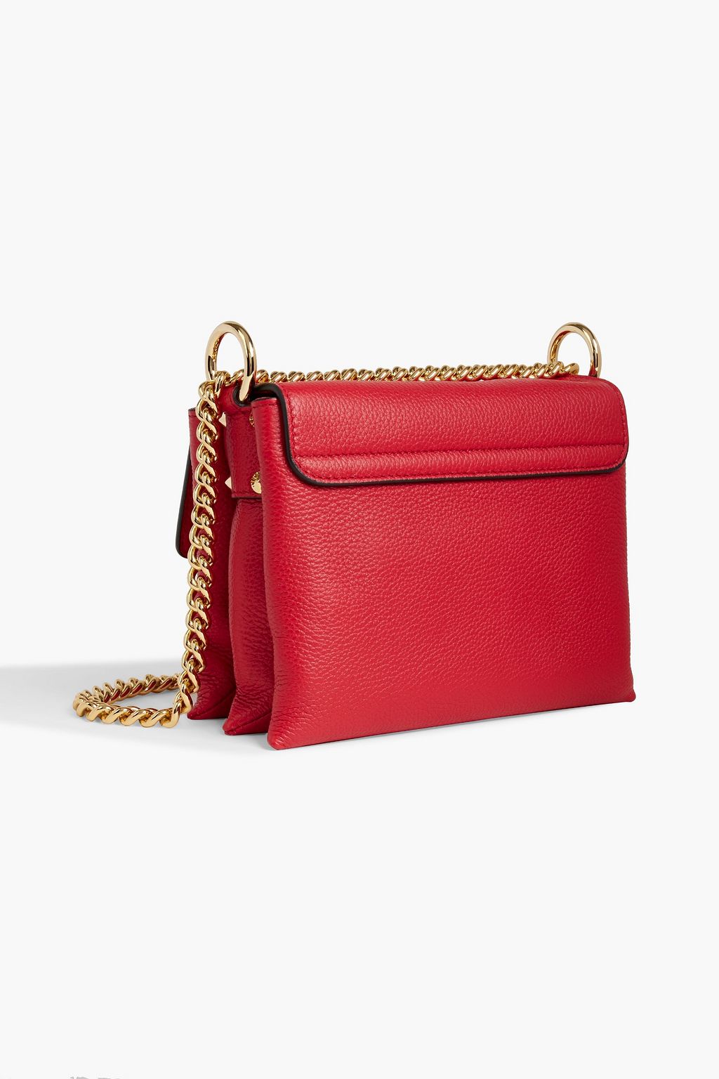 ALEXANDER MCQUEEN Skull pebbled-leather shoulder bag