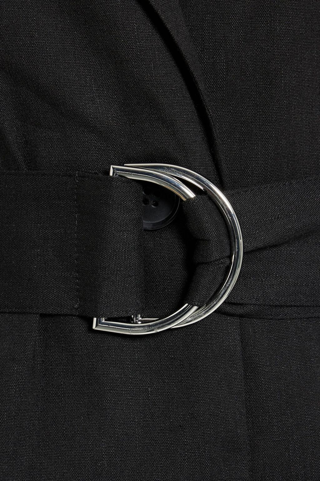 DEREK LAM 10 CROSBY Harrison 리넨 혼방 벨티드 블레이저