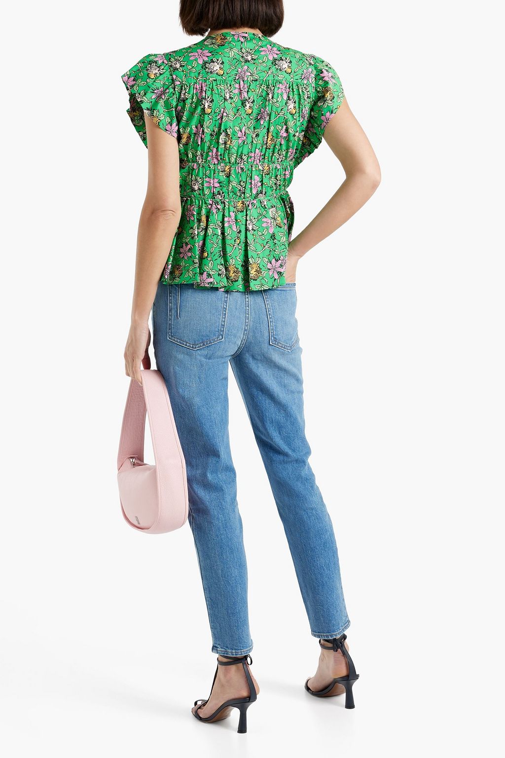 DEREK LAM 10 CROSBY Kate cropped mid-rise straight-leg jeans