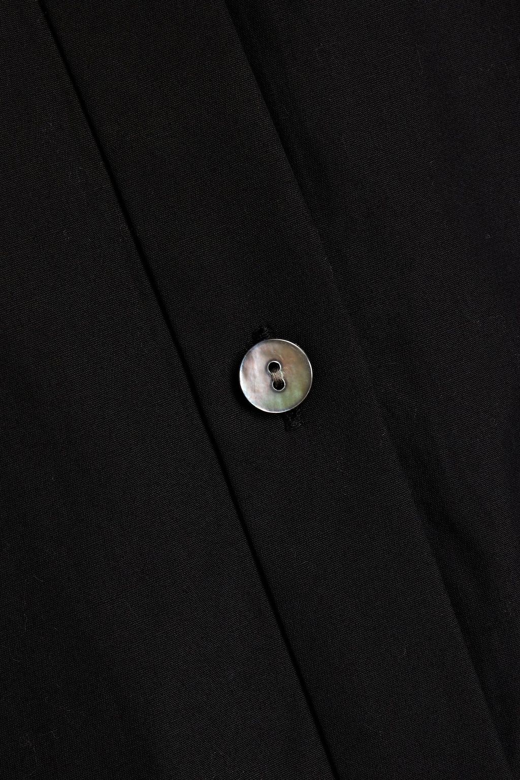 VINCE. Sculpted cotton-poplin shirt
