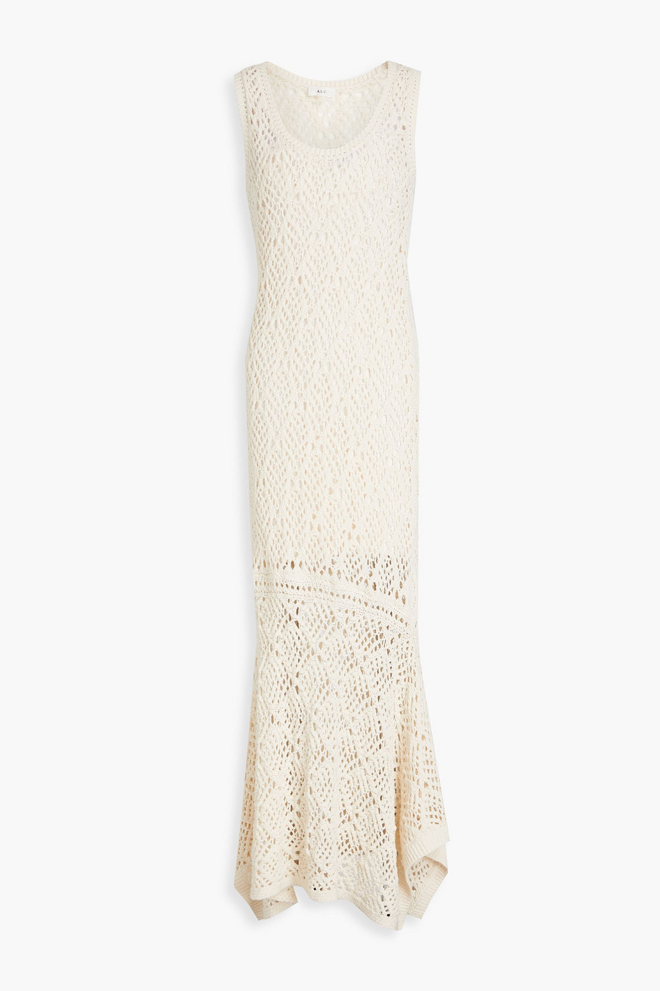 A.L.C NICKY CROCHET-KNIT COTTON-BLEND MAXI DRESS 3074457345634063185