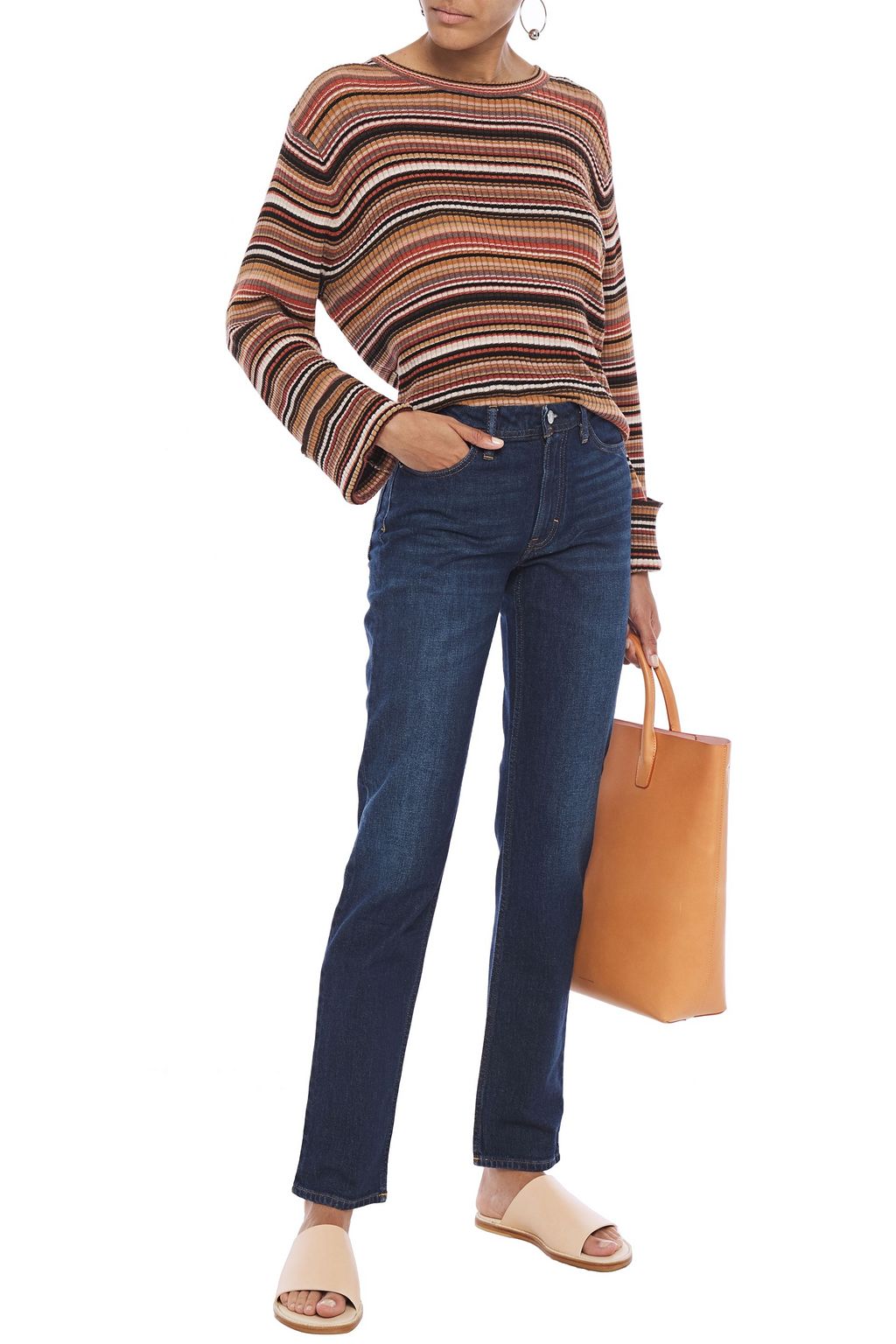 ACNE STUDIOS BLÅ KONST Mid-rise straight-leg jeans