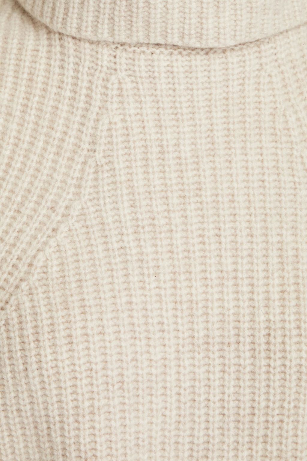 VINCE. Ribbed wool and cashmere-blend turtleneck vest