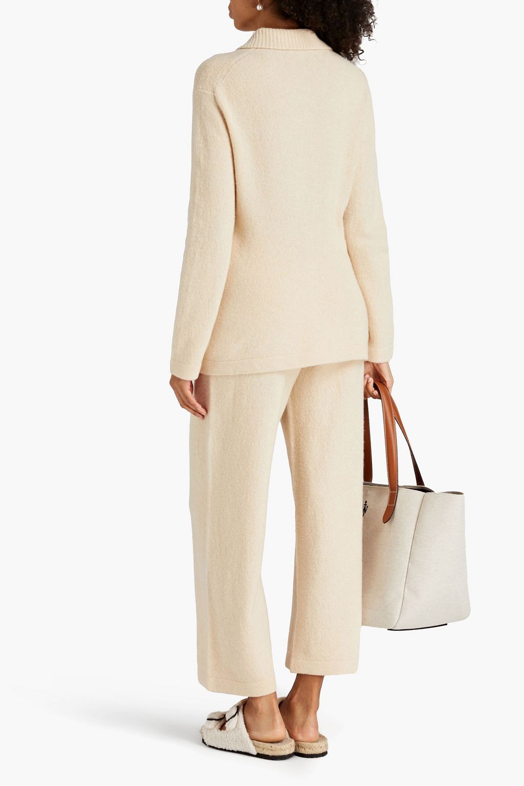 VINCE. Easy wool-blend wide-leg pants