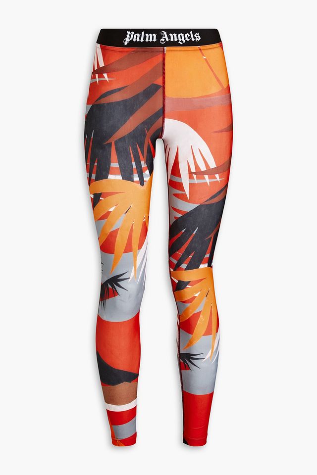 Printed stretch leggings