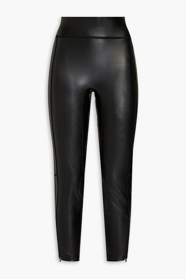 Emile cropped faux leather leggings