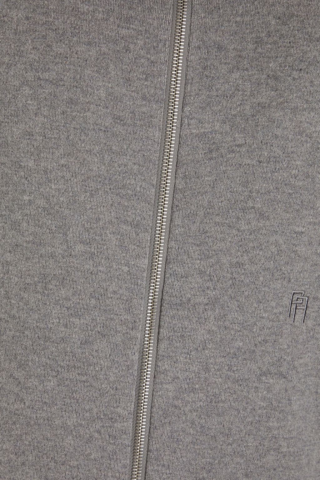 PALM ANGELS Striped cashmere track jacket