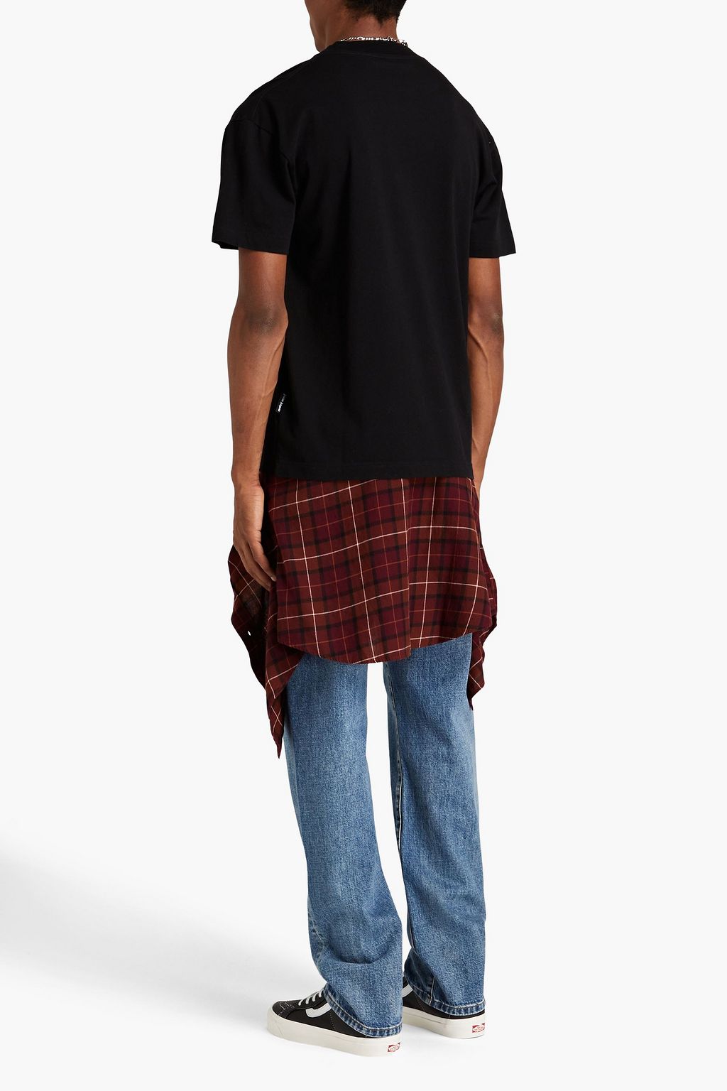 PALM ANGELS Embroidered cotton-jersey T-shirt