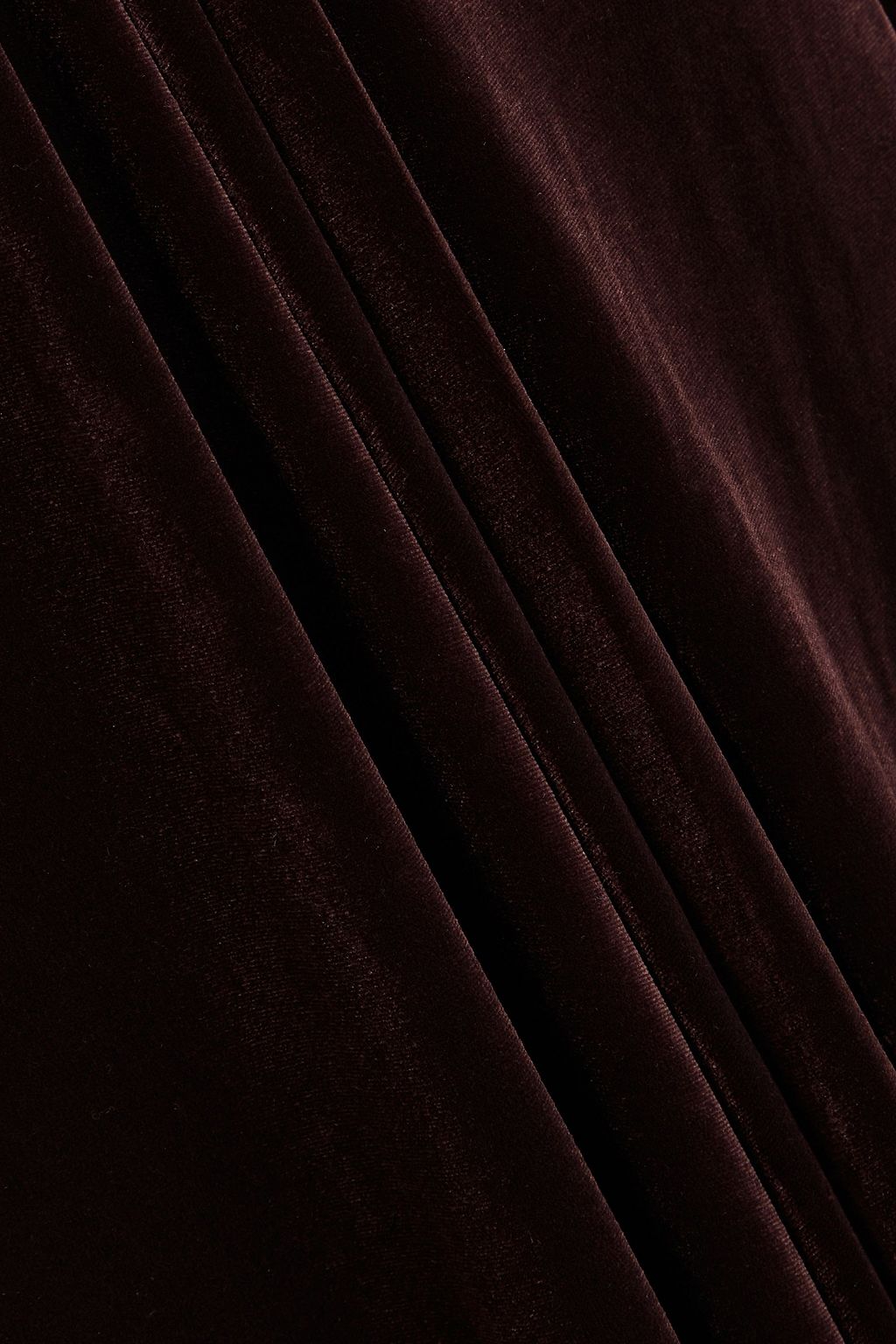 A.L.C. Maeve gathered  cutout velvet midi dress