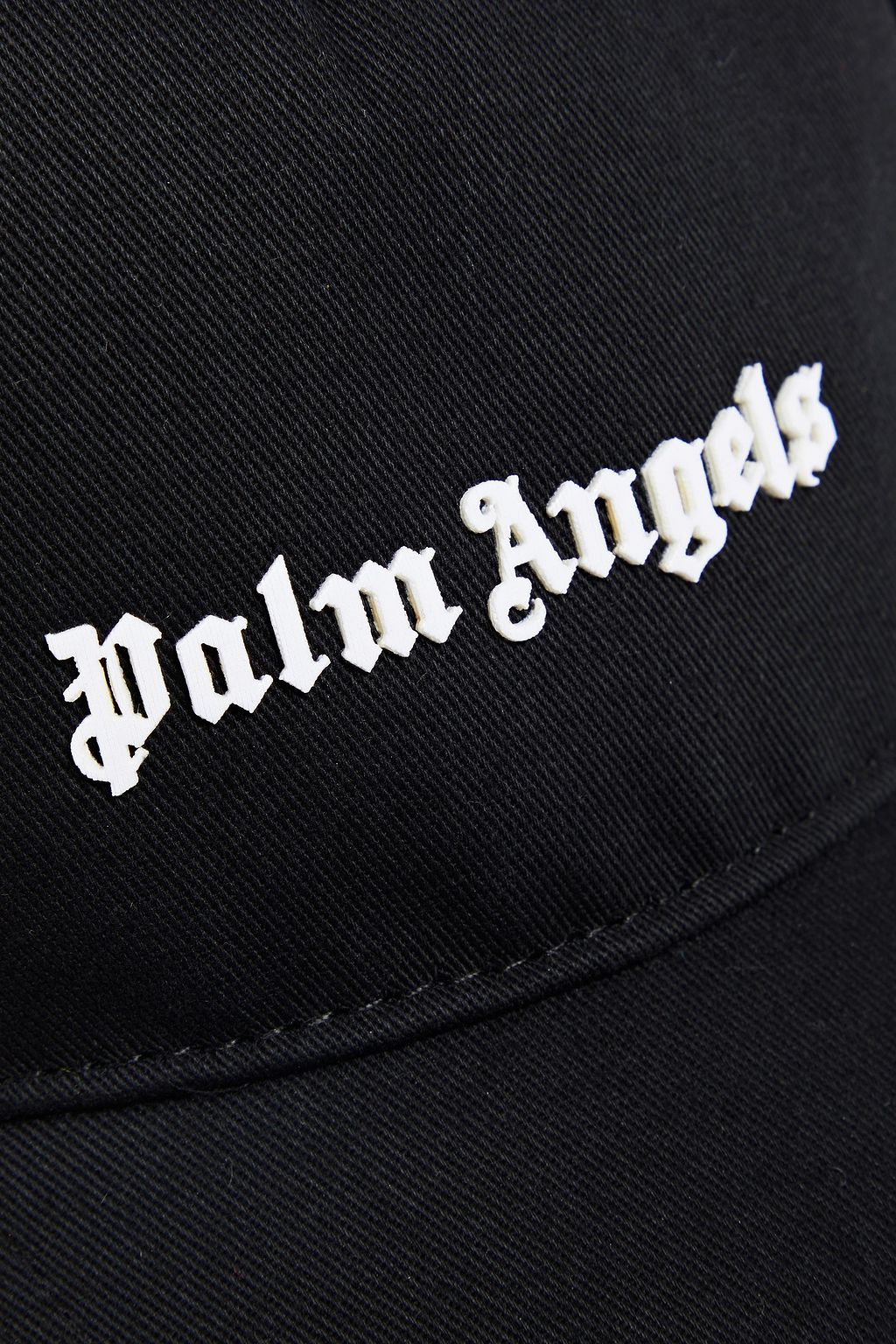 PALM ANGELS Appliquéd twill cap