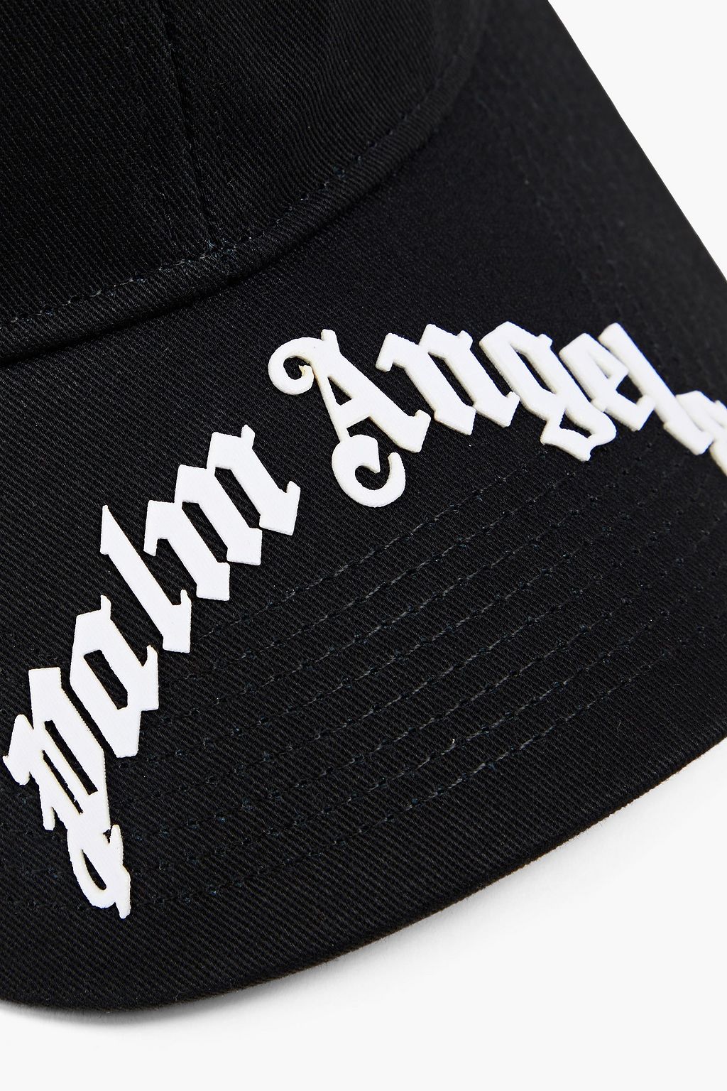 PALM ANGELS Appliquéd twill baseball cap