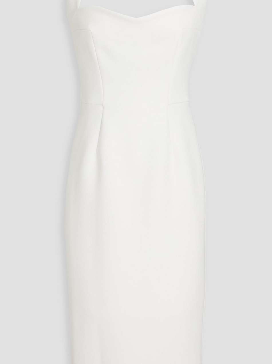 stretch-crepe dress