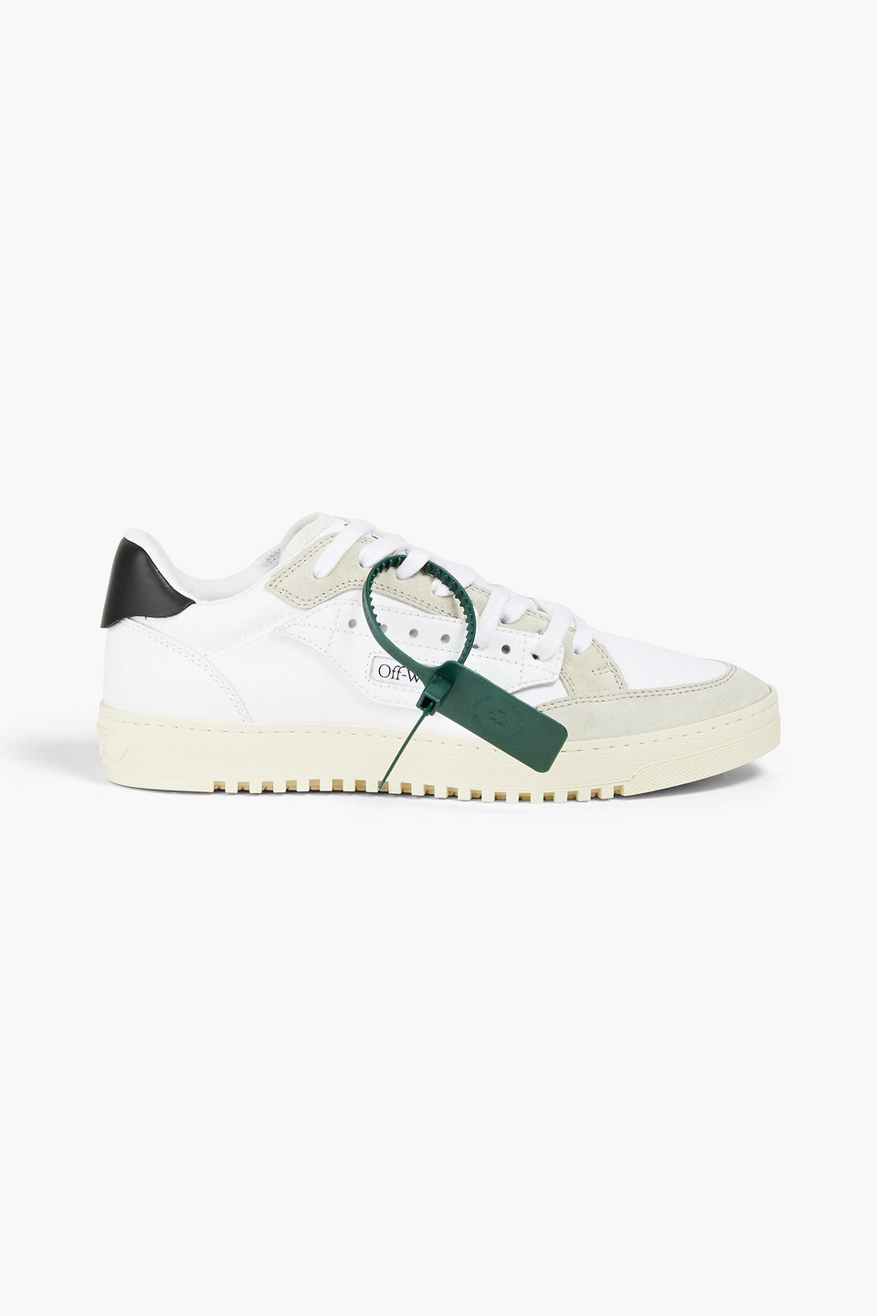 Off-white 5.0 Canvas, Suede And Leather Sneakers In White