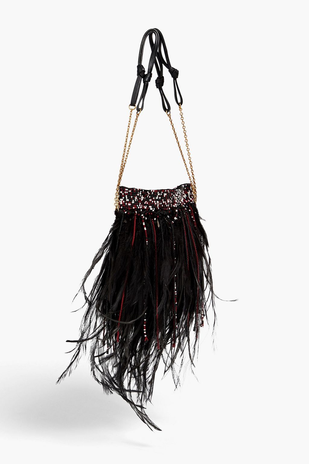 VALENTINO GARAVANI Tote Bag aus Satin mit Verzierung