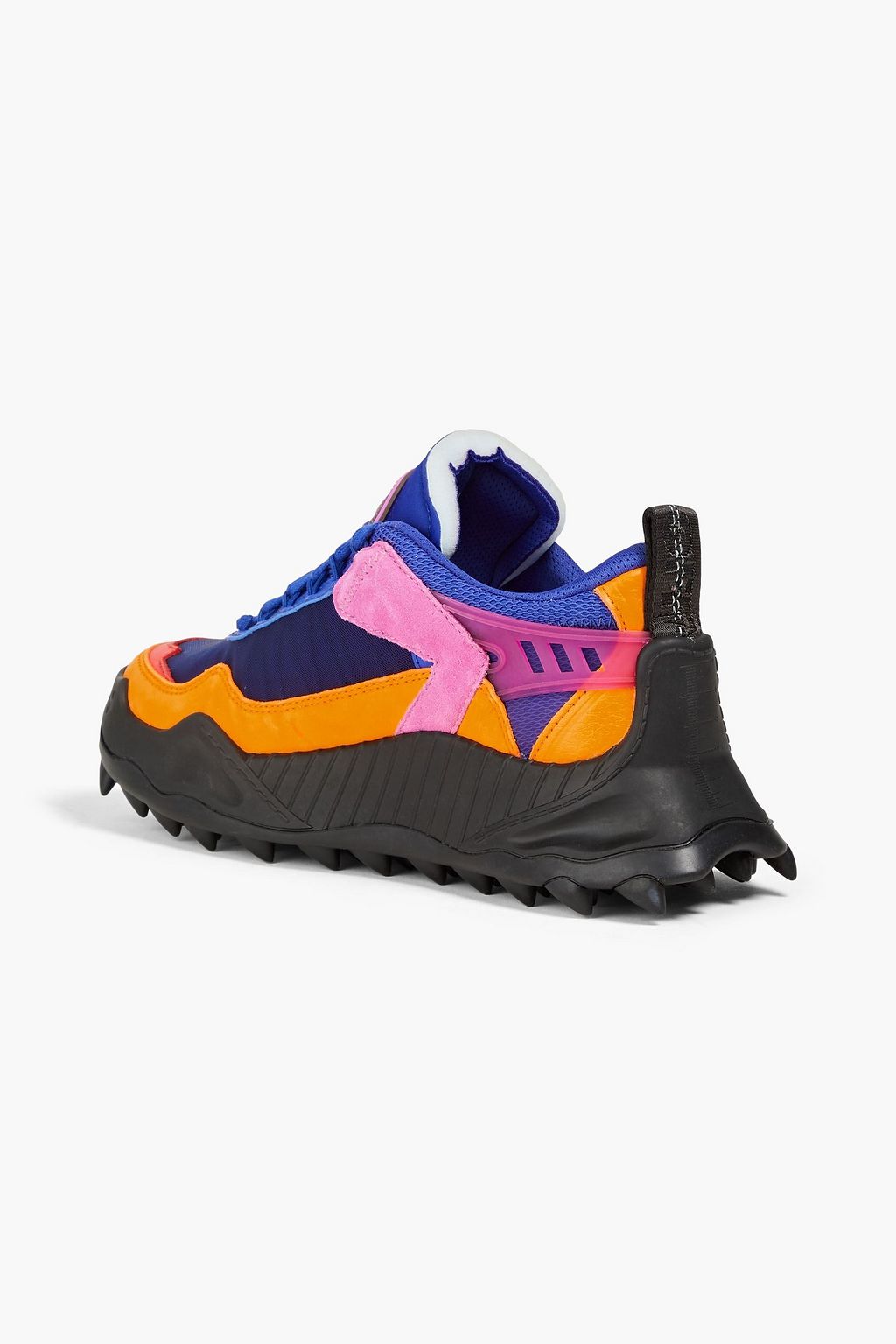 OFF-WHITE™ Odsy-1000 two-tone mesh and leather sneakers