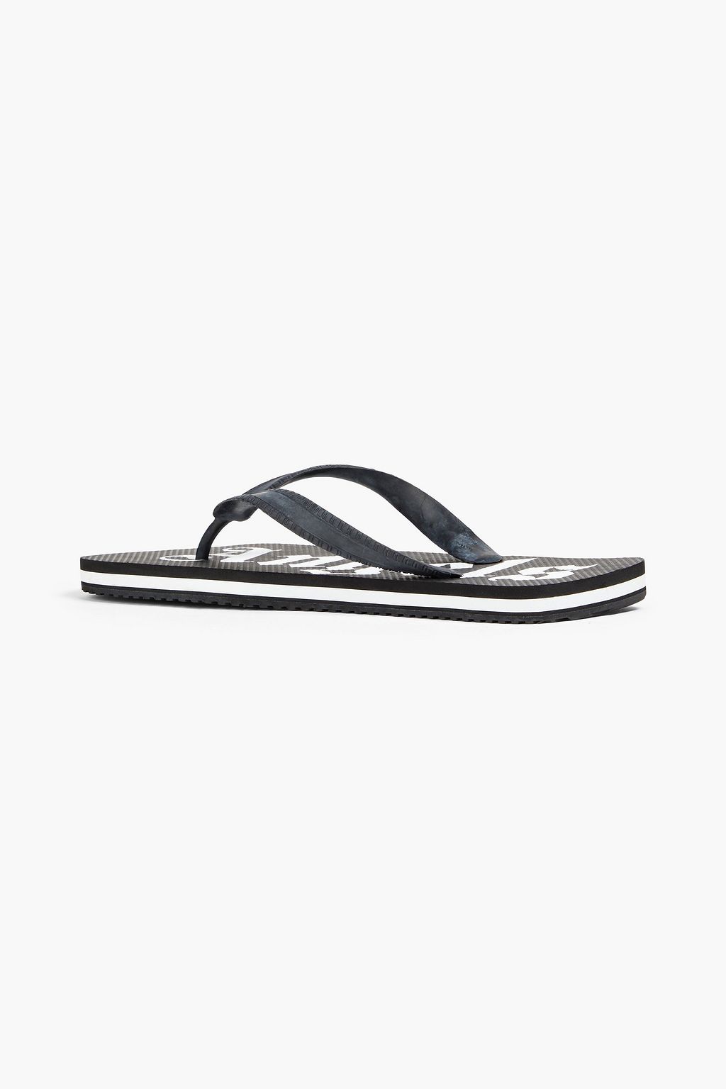 PALM ANGELS Printed rubber flip flops