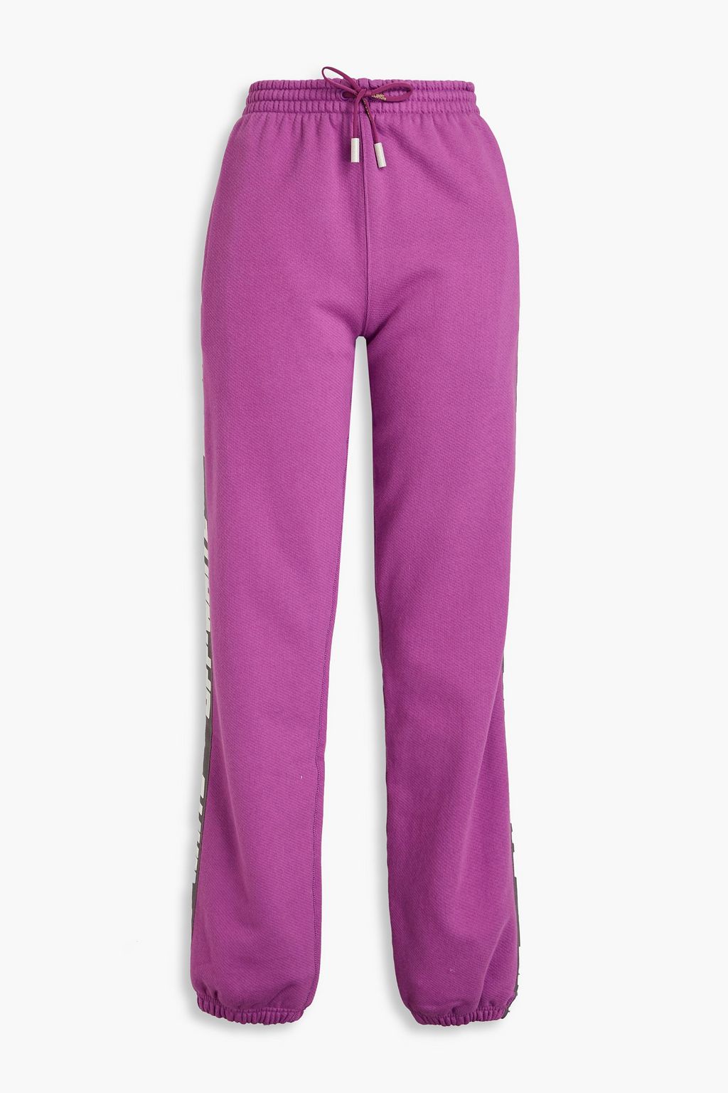 OFF WHITE French cotton terry track pants THE OUTNET