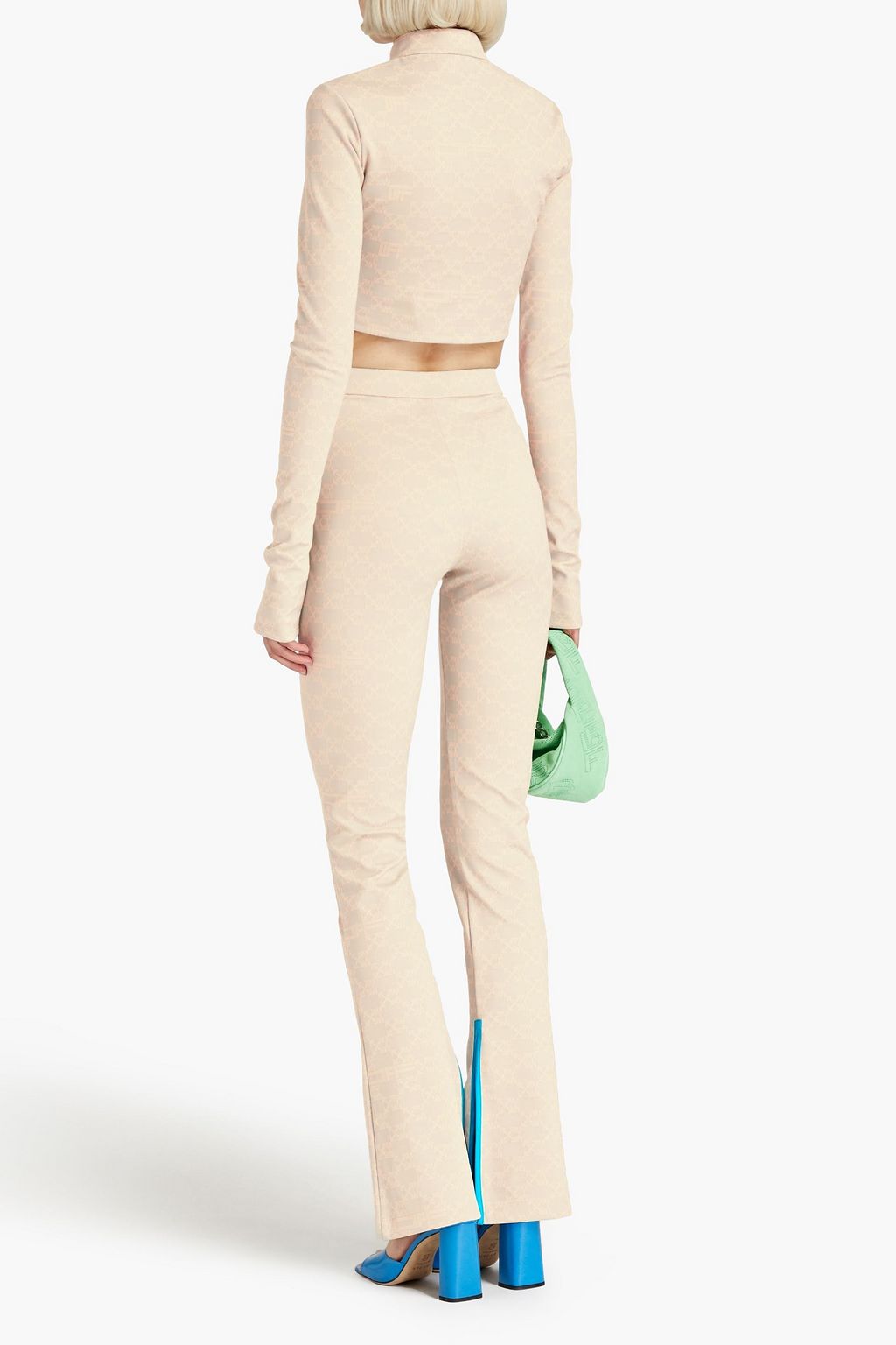 OFF-WHITE™ Jacquard-knit leggings