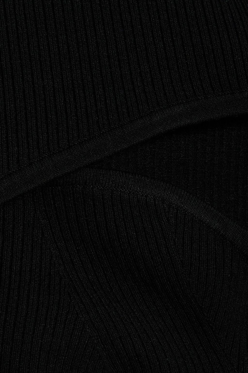 DEREK LAM 10 CROSBY Nessa convertible ribbed-knit top