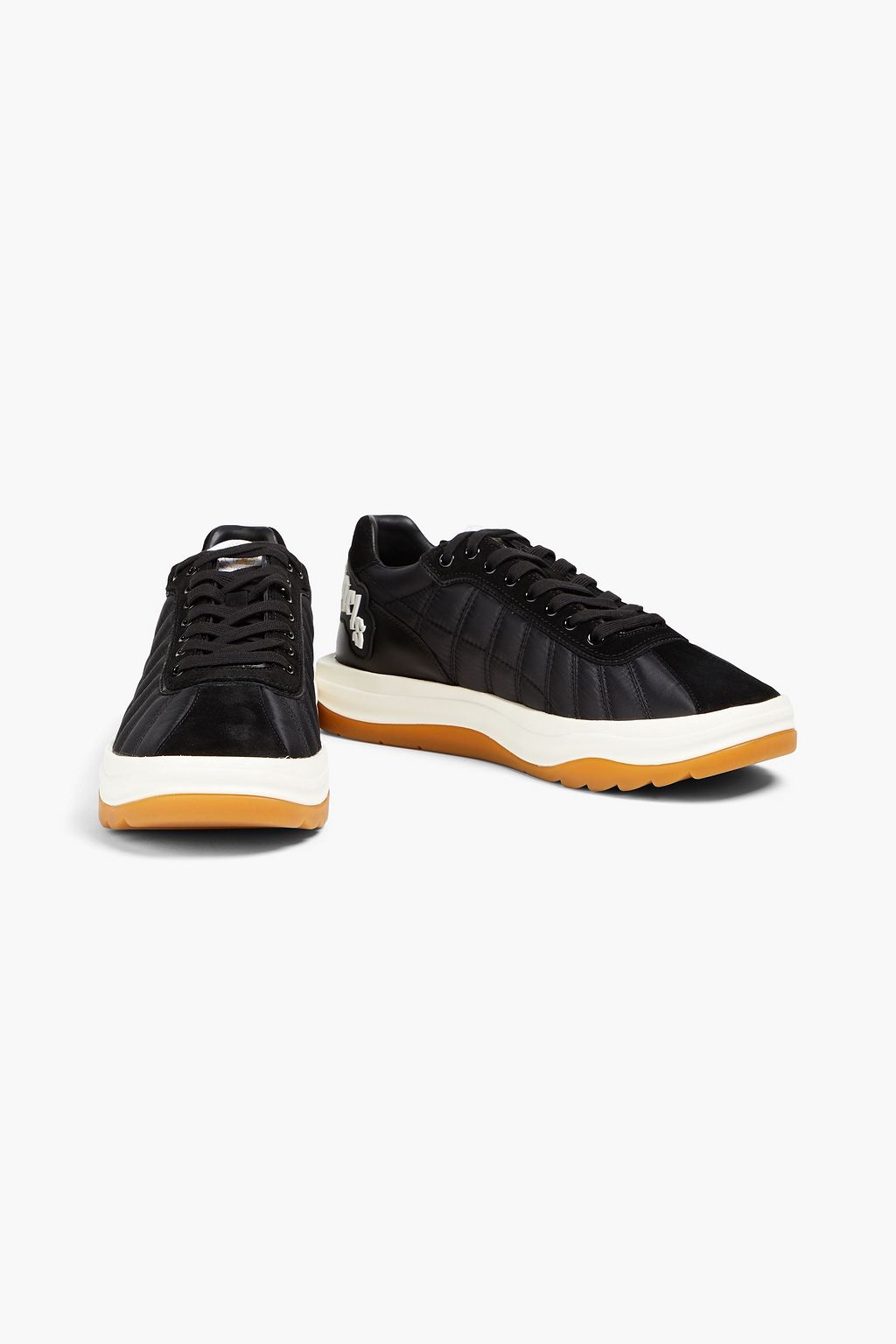 PALM ANGELS New Rainbow quilted shell sneakers