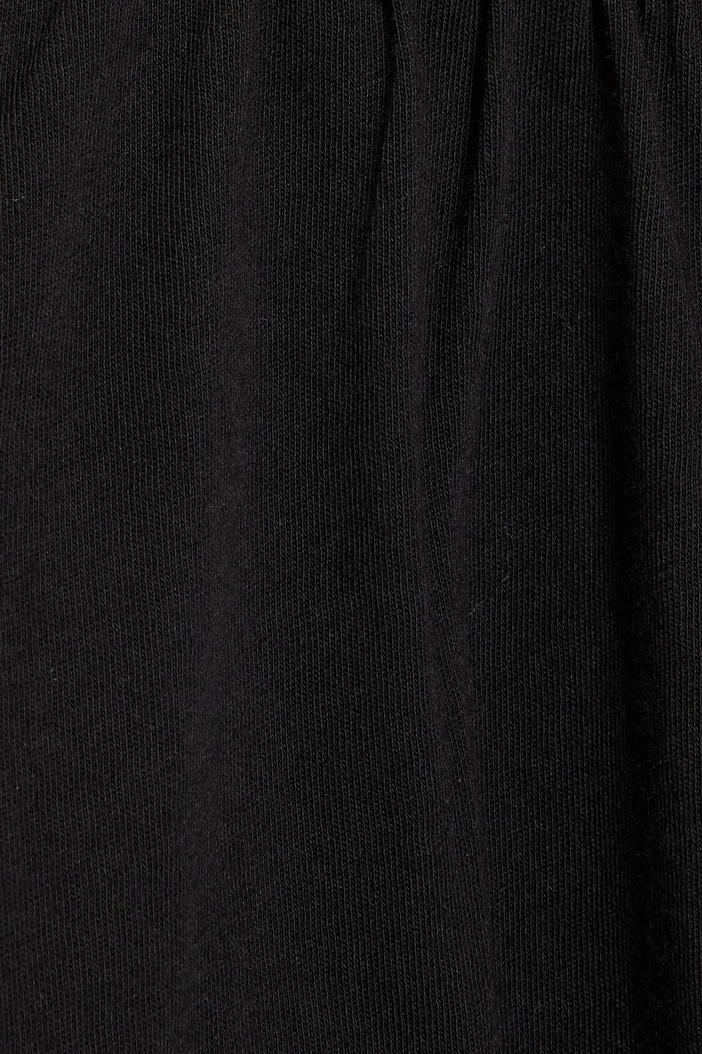 DEREK LAM 10 CROSBY Kary gathered cotton-jersey top