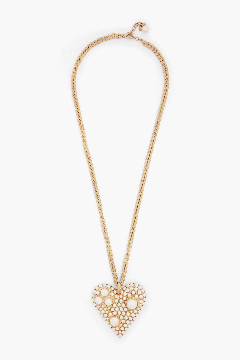 Carolina Herrera Gold-tone Resin Necklace