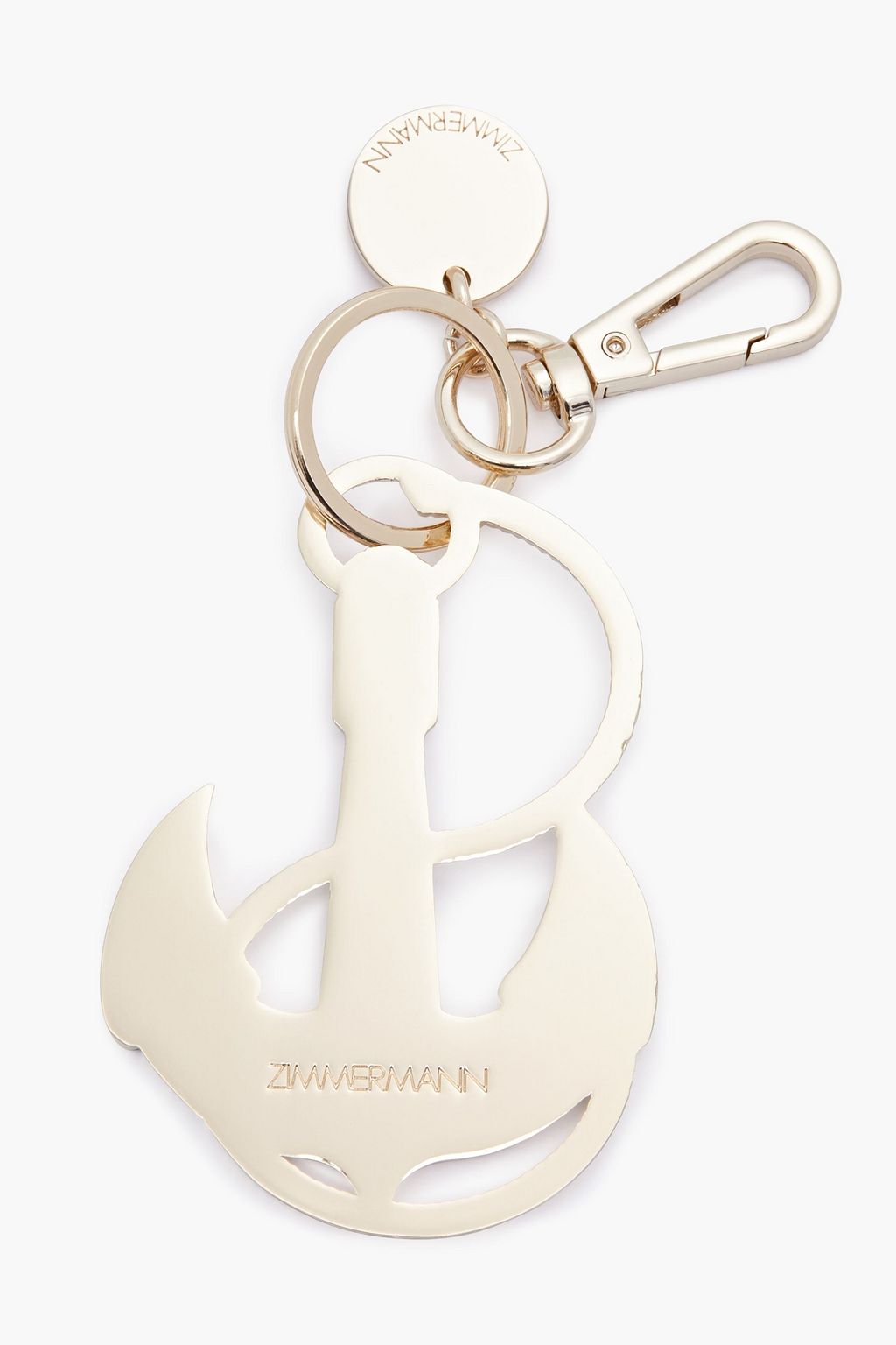 ZIMMERMANN Gold-tone enamel keychain