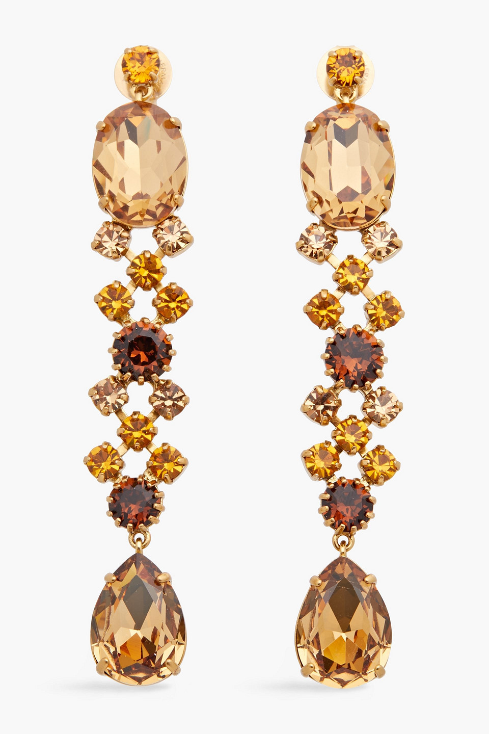 Zimmermann Gold-tone Crystal Earrings