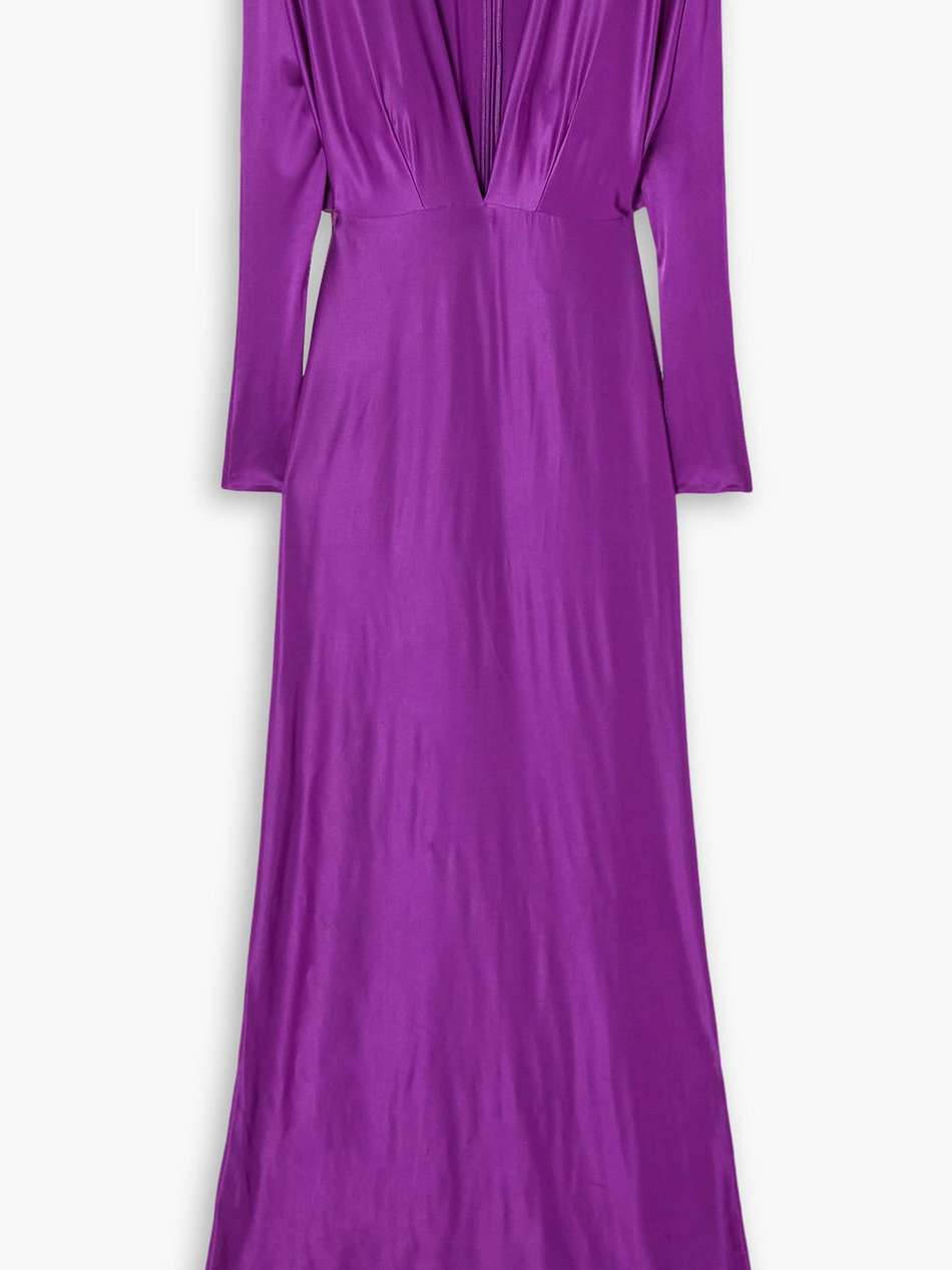 satin-jersey gown